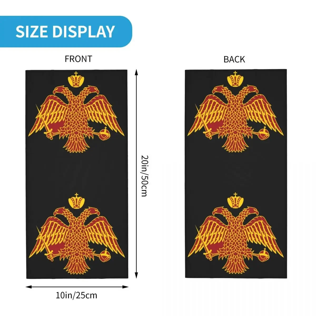 Drapeau Impérial Byzantin Bandana / Tour de Cou