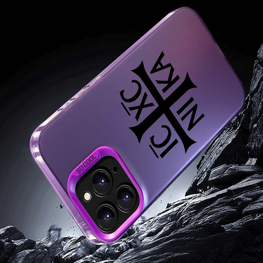 Coque IC XC NIKA pour iPhone 16 Pro Max 15 / 14 / 13 / 12 / XS / Plus/ 11 Mat