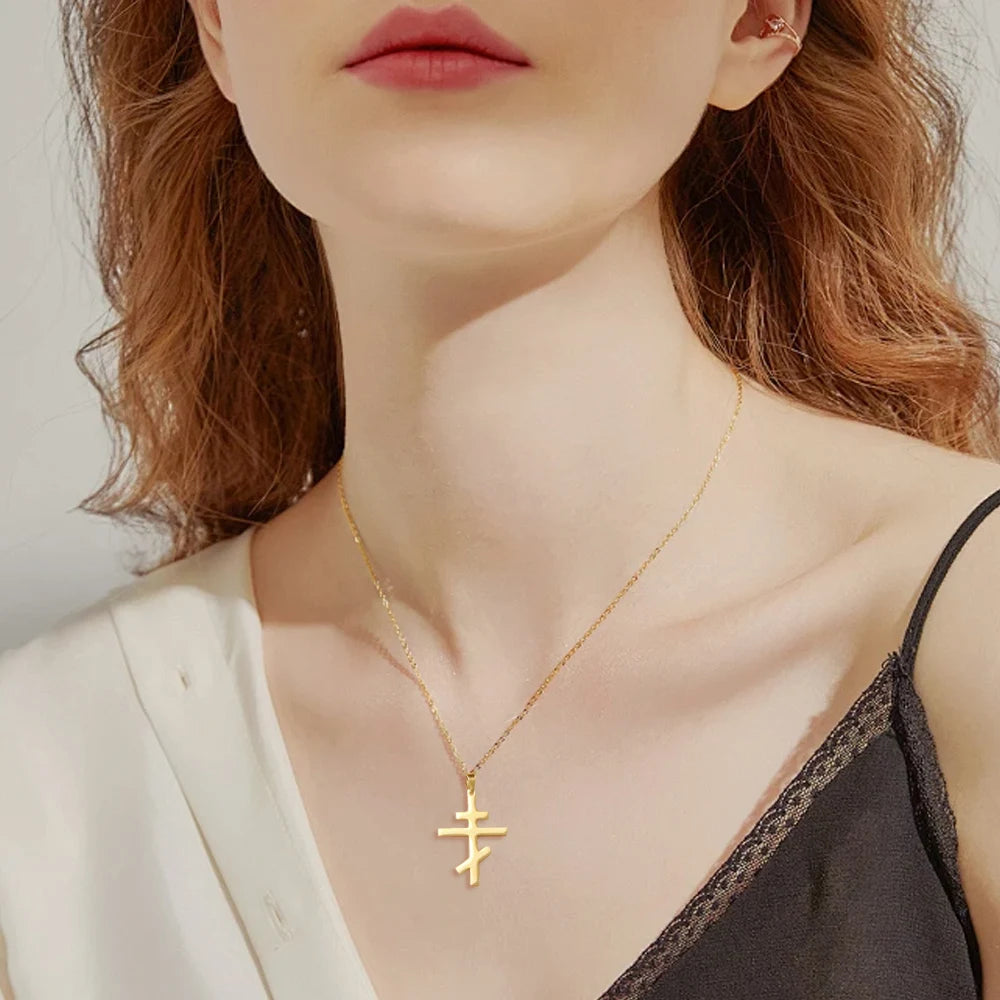 Collier + pendentif orthodoxe