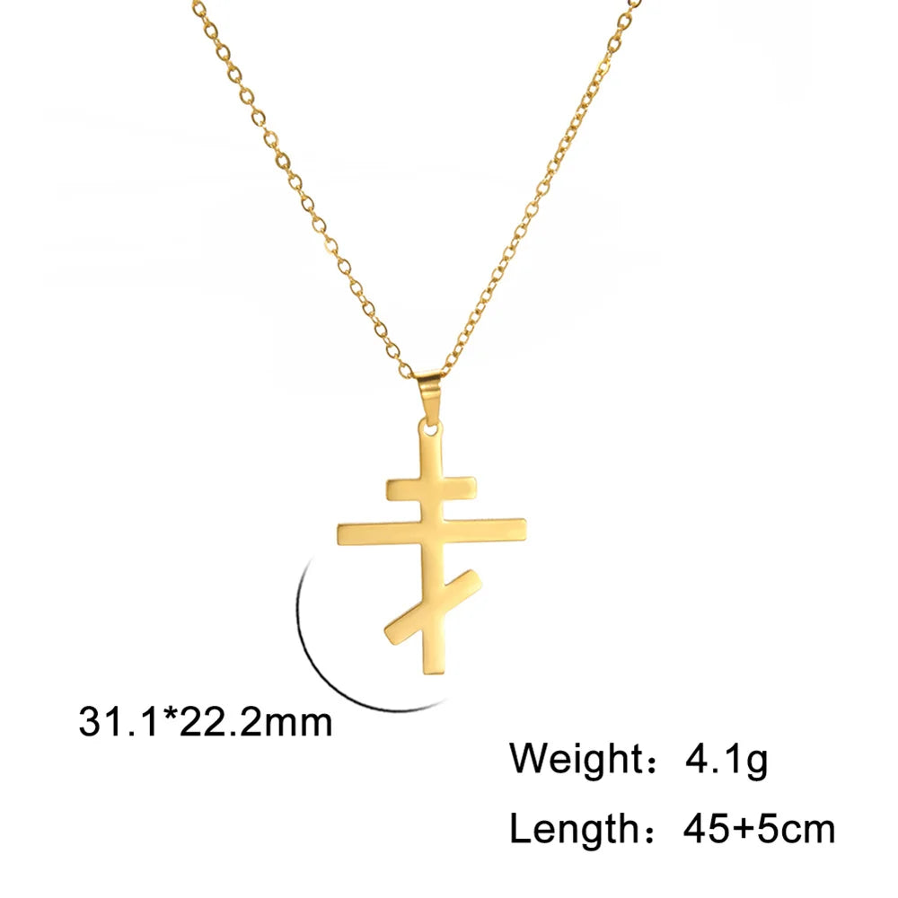 Collier + pendentif orthodoxe