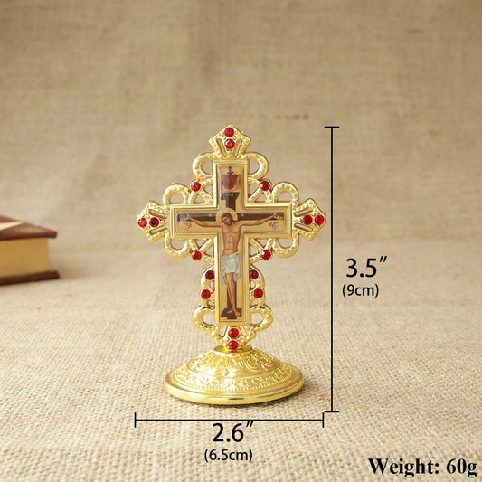 Croix en métal orthodoxe
