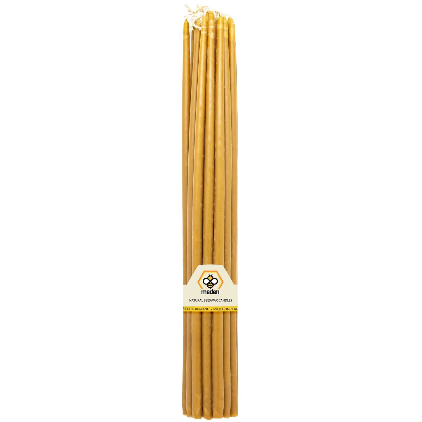 Lot de 5 bougies ou plus , d'église en cire d'abeille pure – Fabriquées à la main – Bougies d'église orthodoxe pour prière, rituel – Sans suie, sans goutte, hautes, pliables, hauteur 27 cm