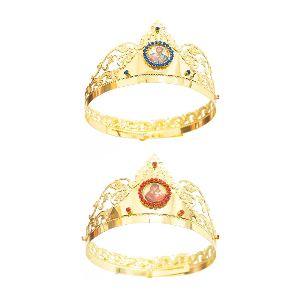 Set de couronnes pour mariage orthodoxe