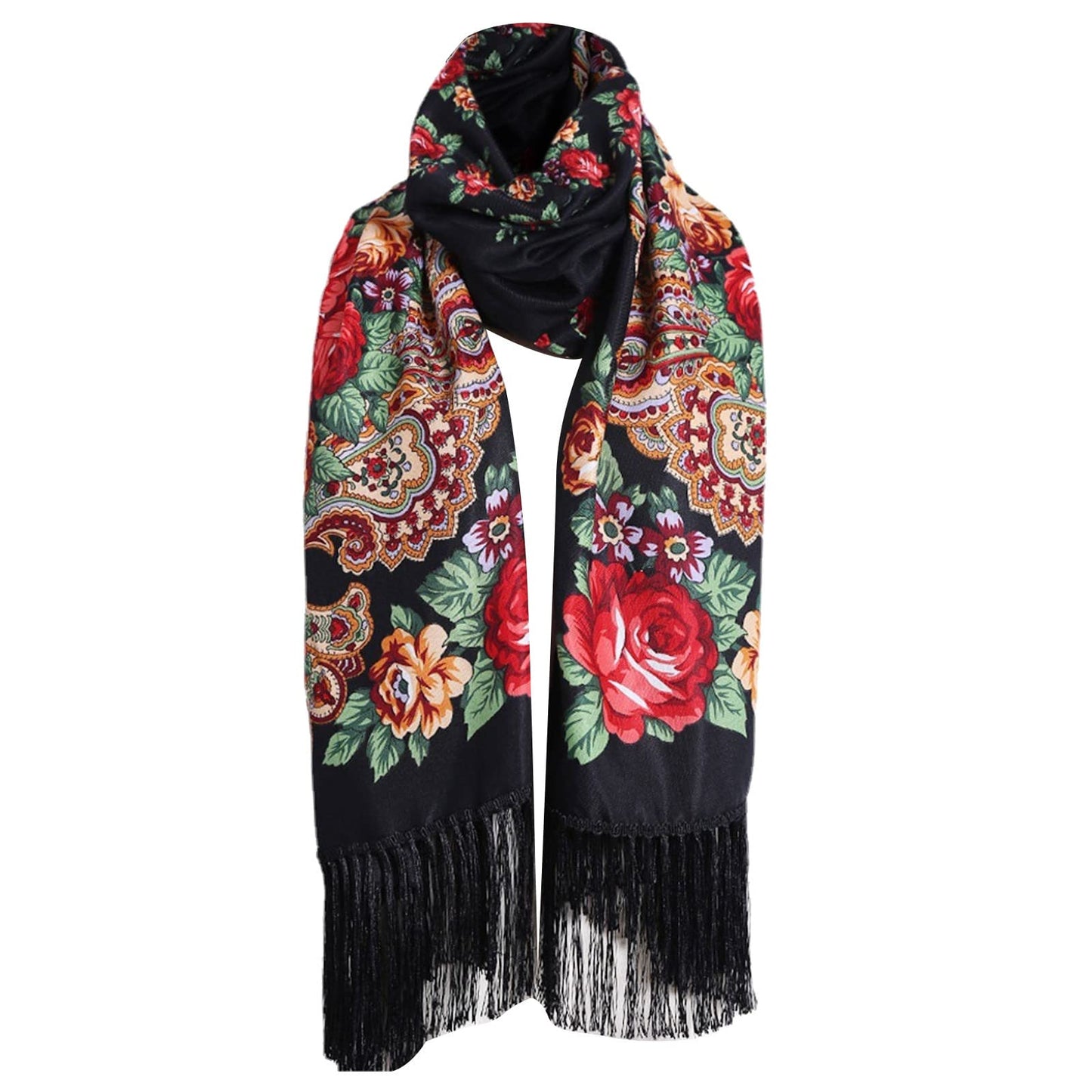 Foulard femme de style slave, plusieurs coloris