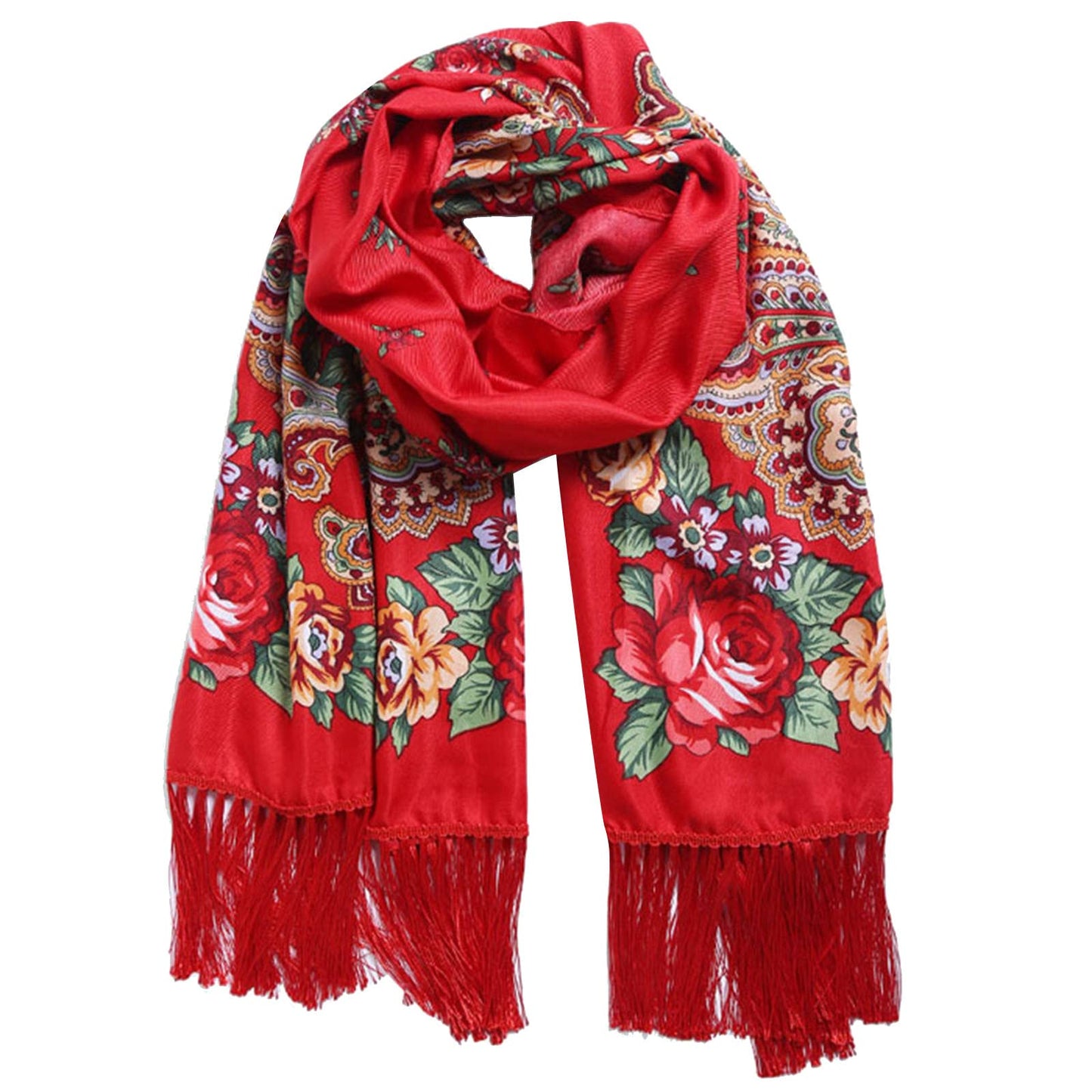 Foulard femme de style slave, plusieurs coloris
