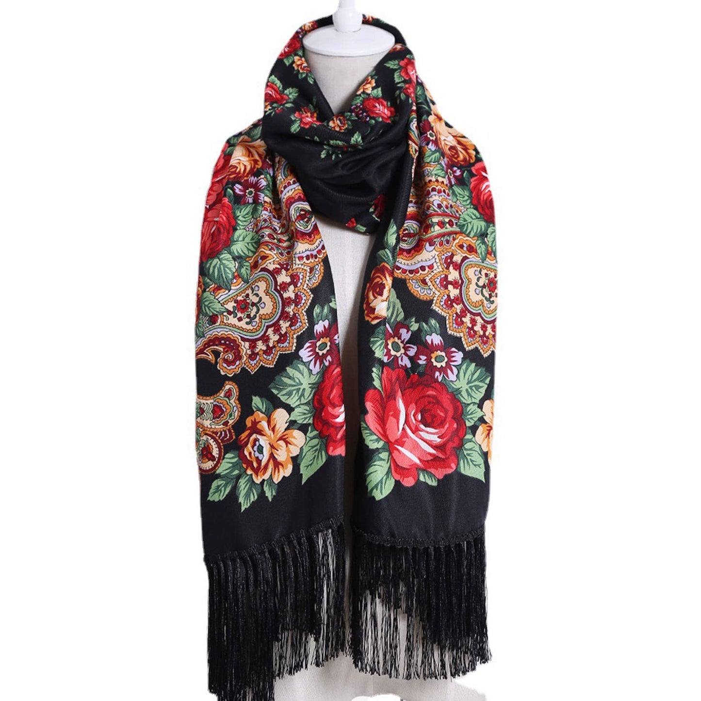 Foulard femme de style slave, plusieurs coloris