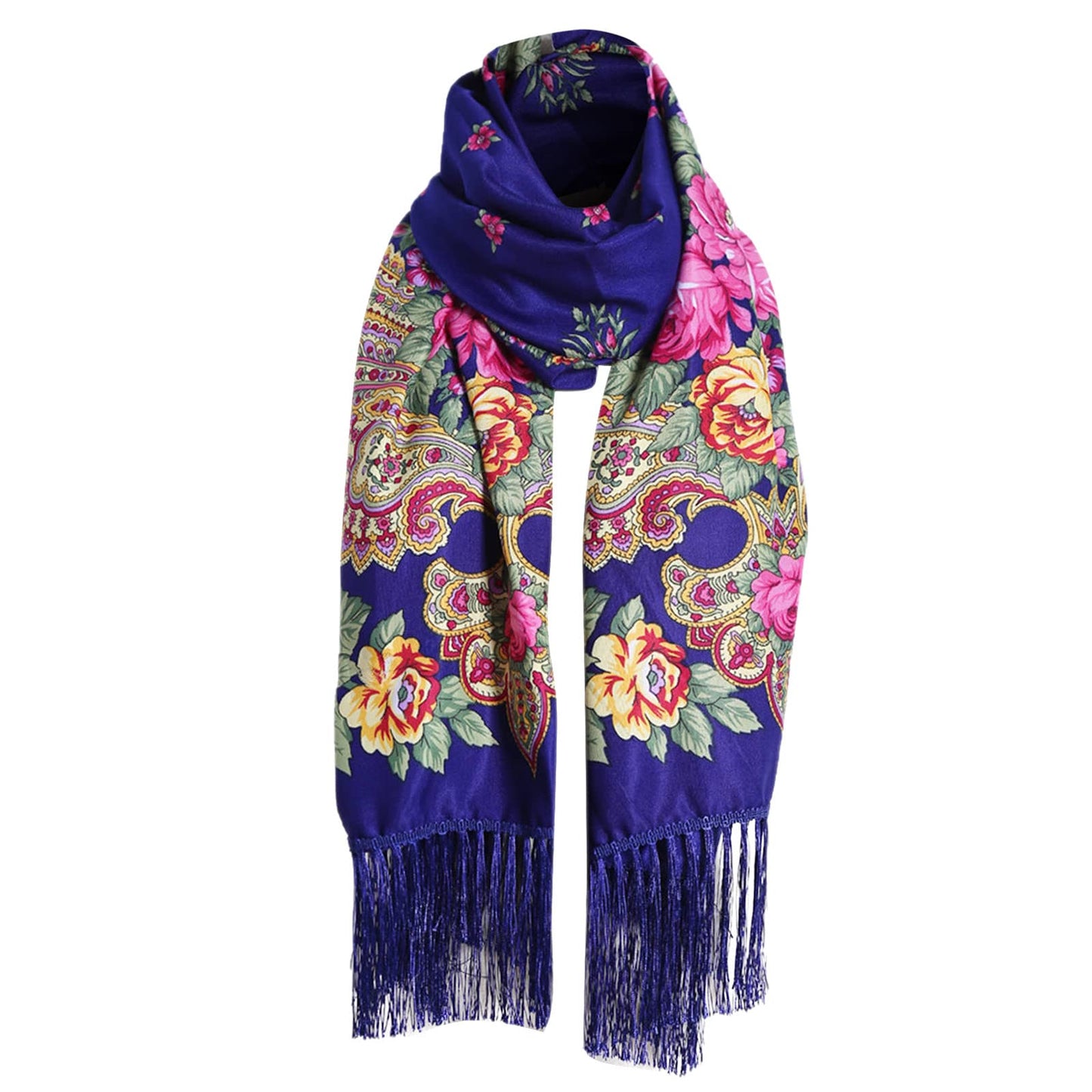 Foulard femme de style slave, plusieurs coloris
