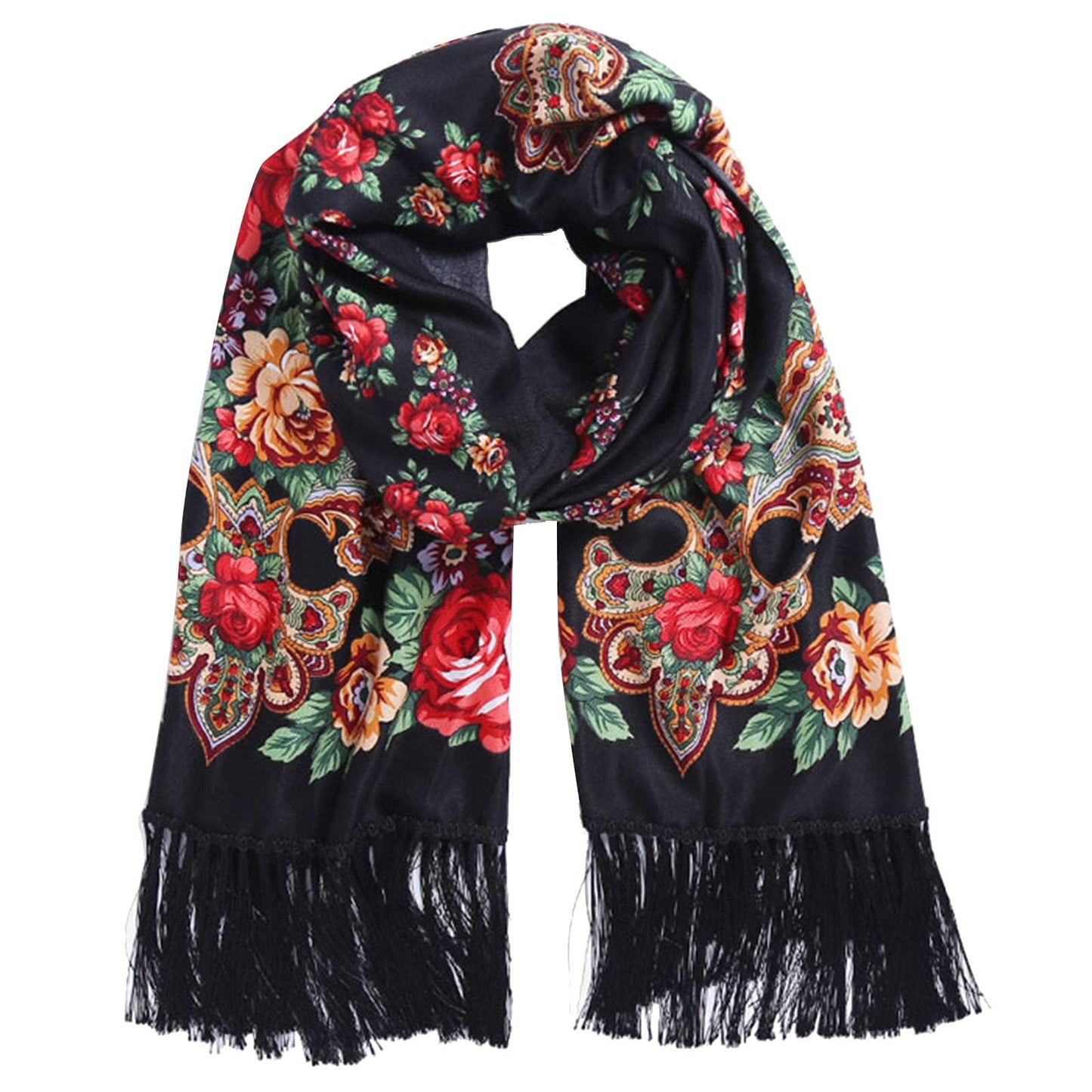 Foulard femme de style slave, plusieurs coloris