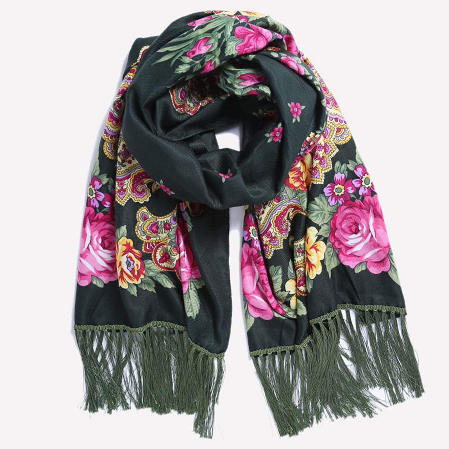Foulard femme de style slave, plusieurs coloris
