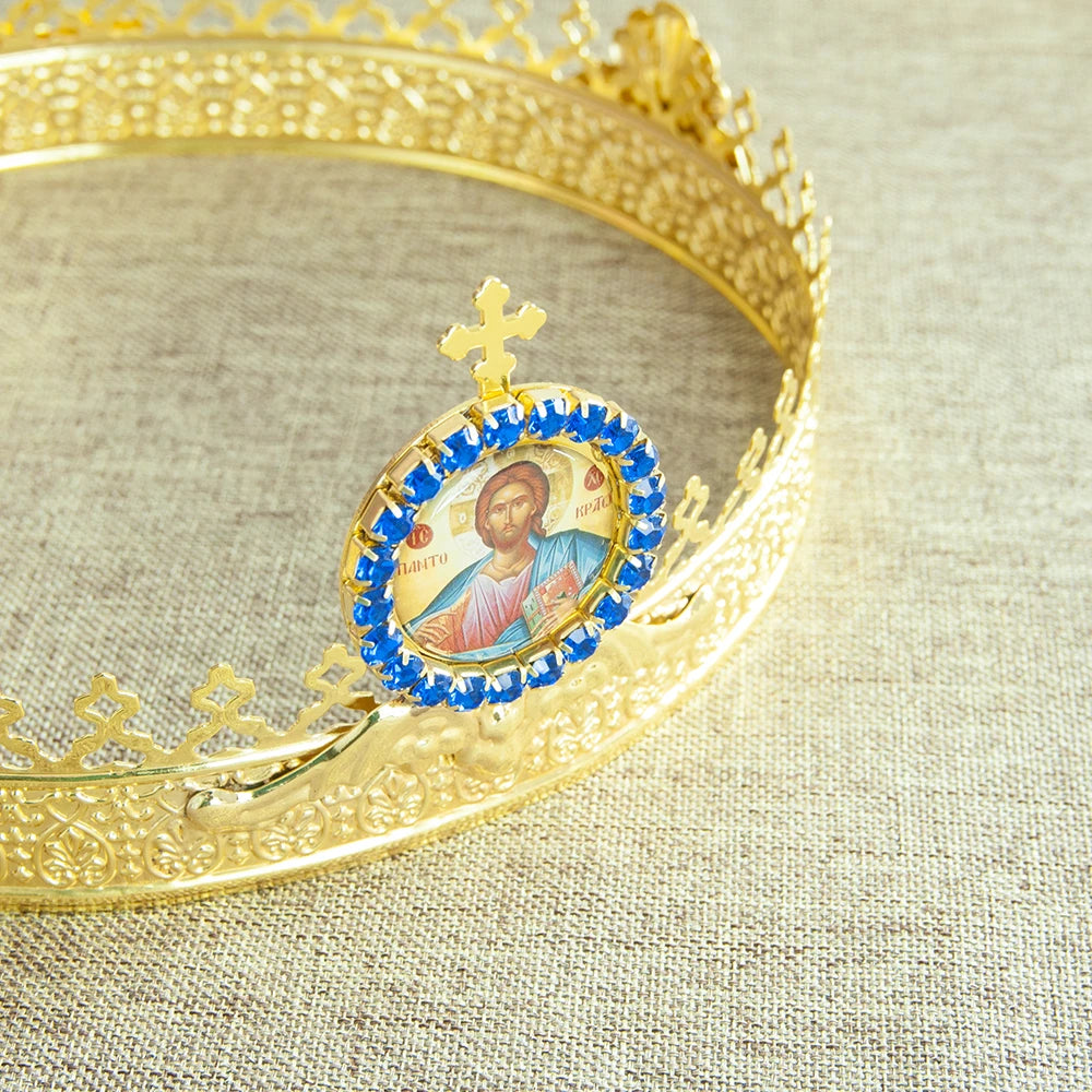 Set de couronnes pour mariage orthodoxe