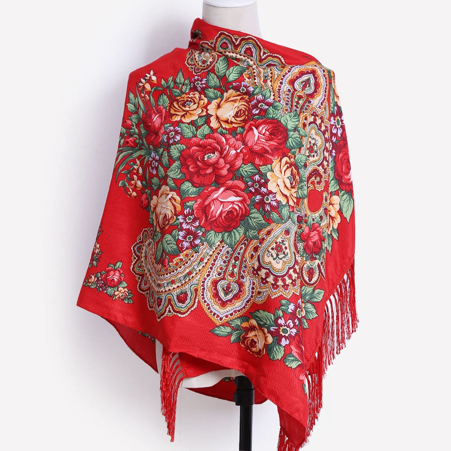 Foulard femme de style slave, plusieurs coloris