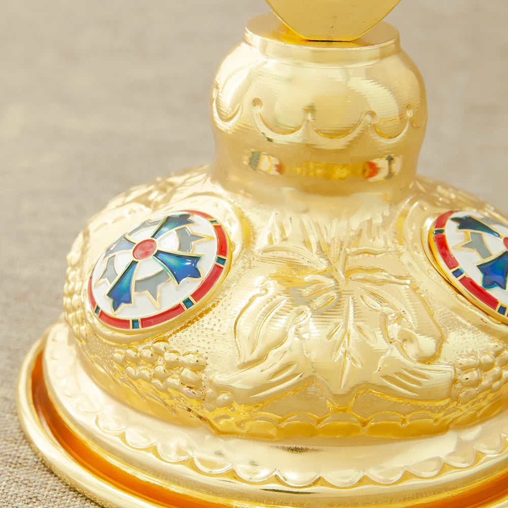 Croix orthodoxe d’église de décoration et dévotion