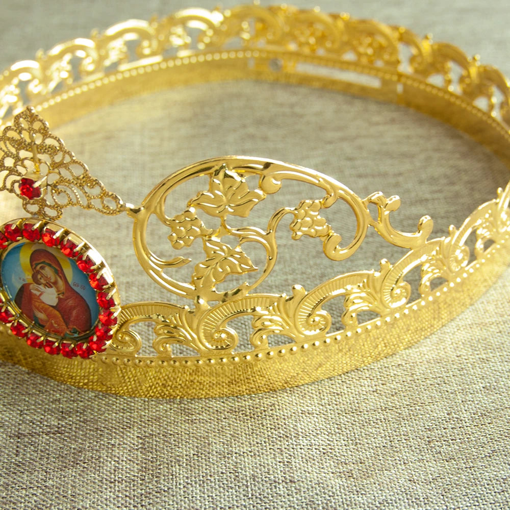 Set de couronnes pour mariage orthodoxe
