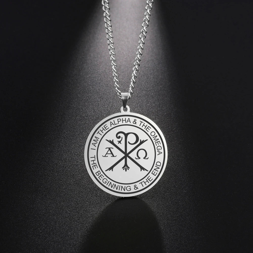 Greek Orthodox Alpha Omega Collier