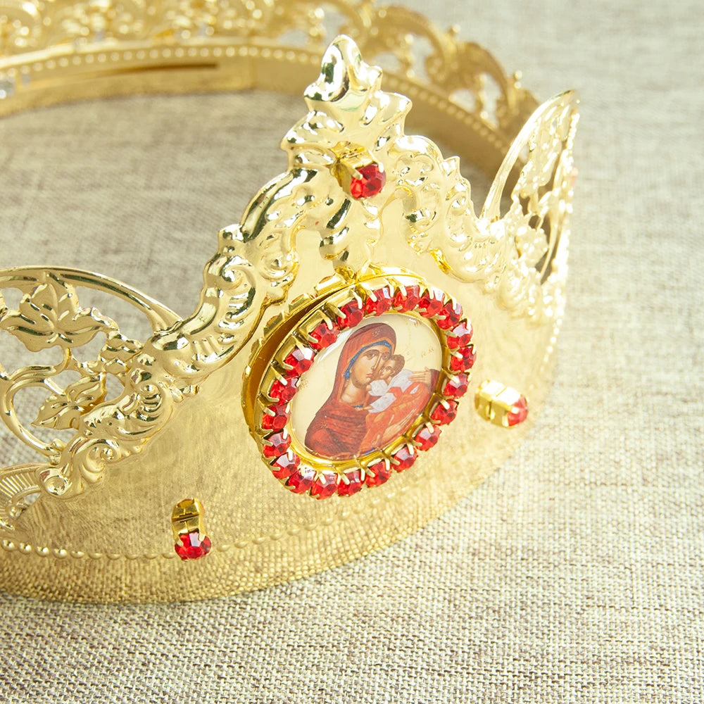 Set de couronnes pour mariage orthodoxe