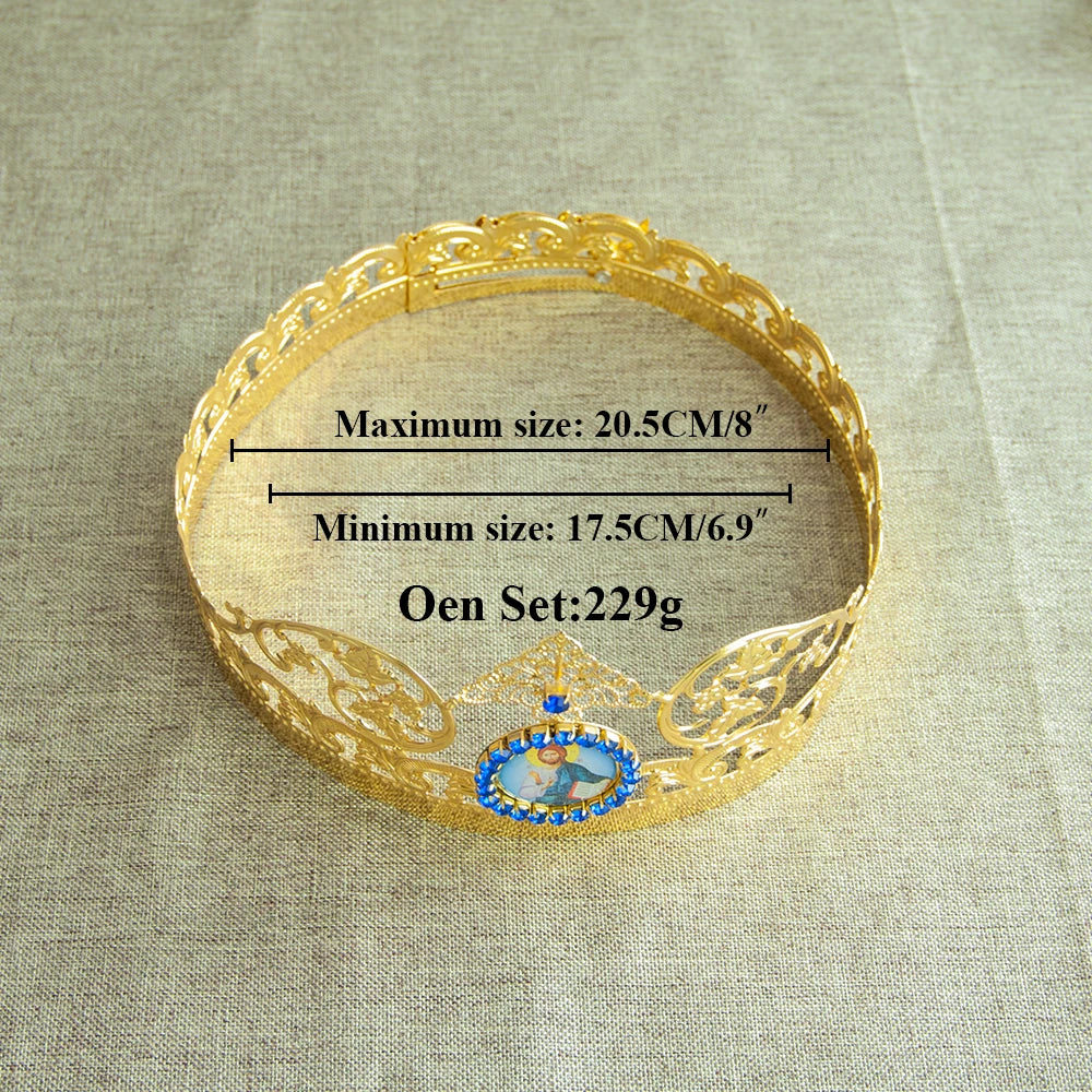 Set de couronnes pour mariage orthodoxe